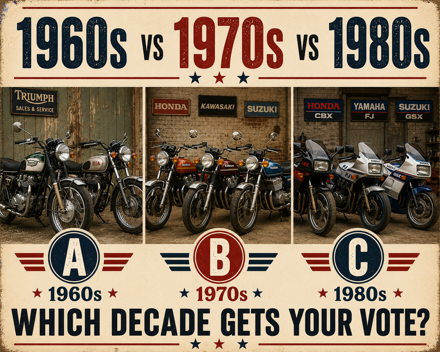 1960s vs 1970s vs 1980s