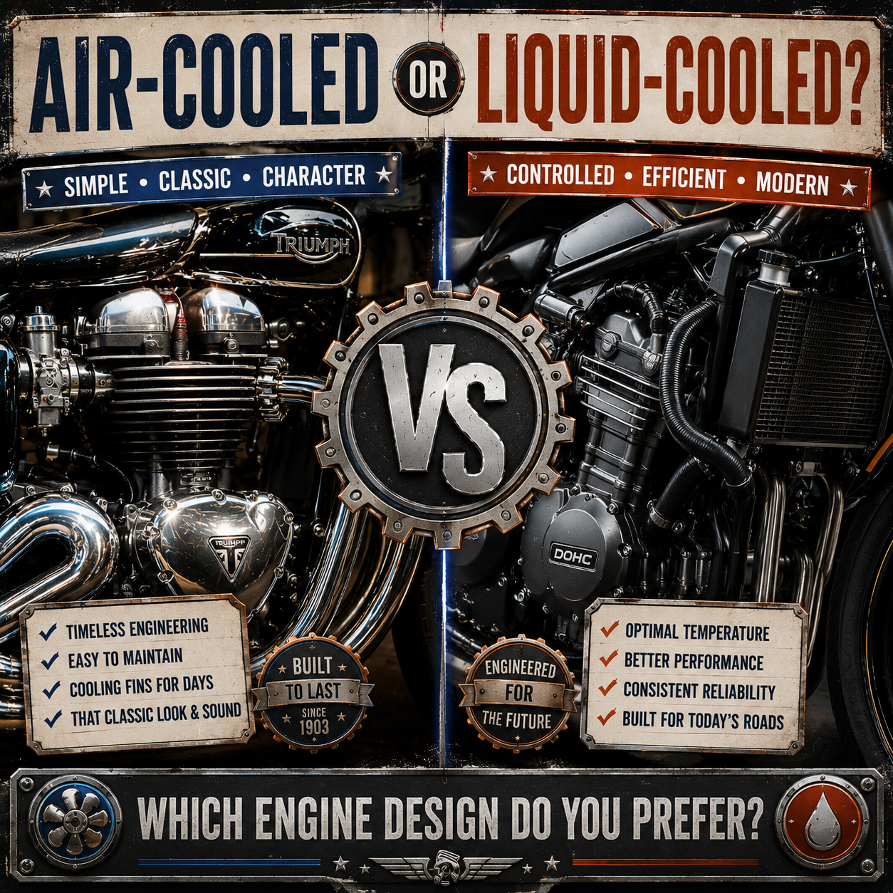 Air-cooled or liquid-cooled?