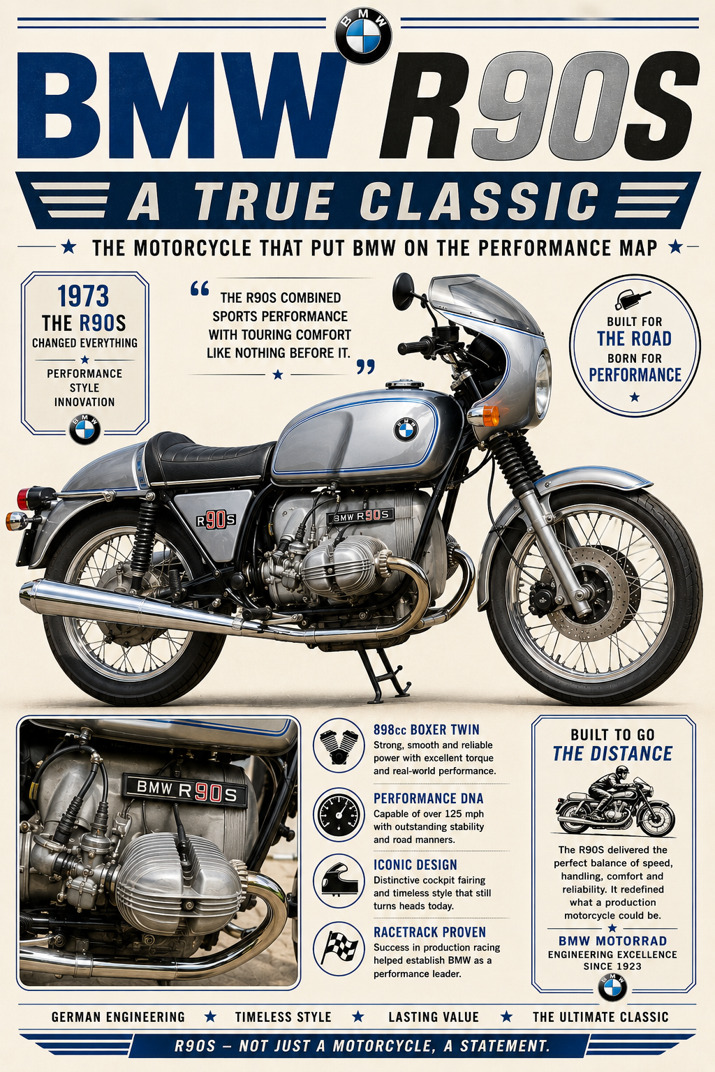 BMW R90S – The Motorcycle That Put BMW On The Performance Map