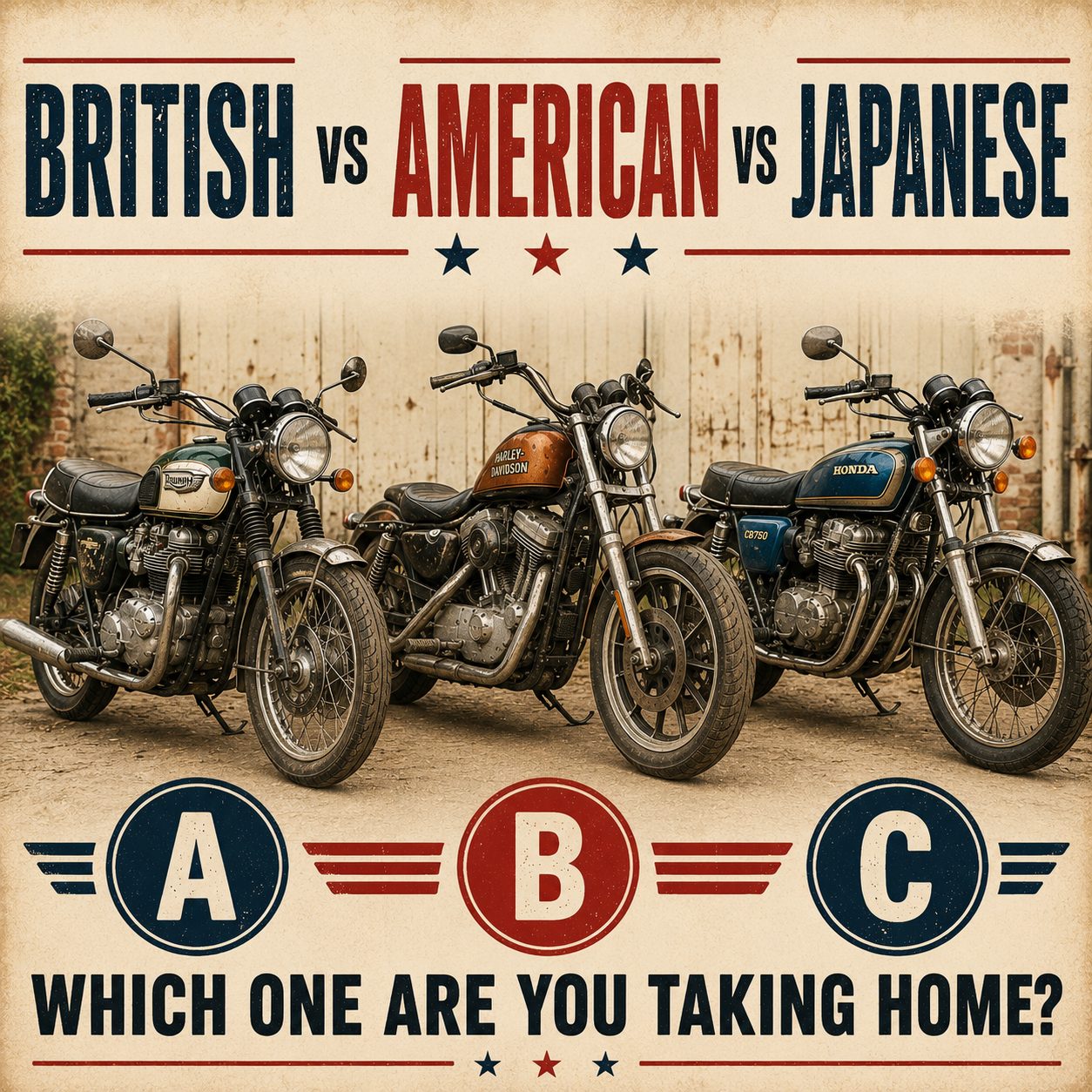 British vs American vs Japanese