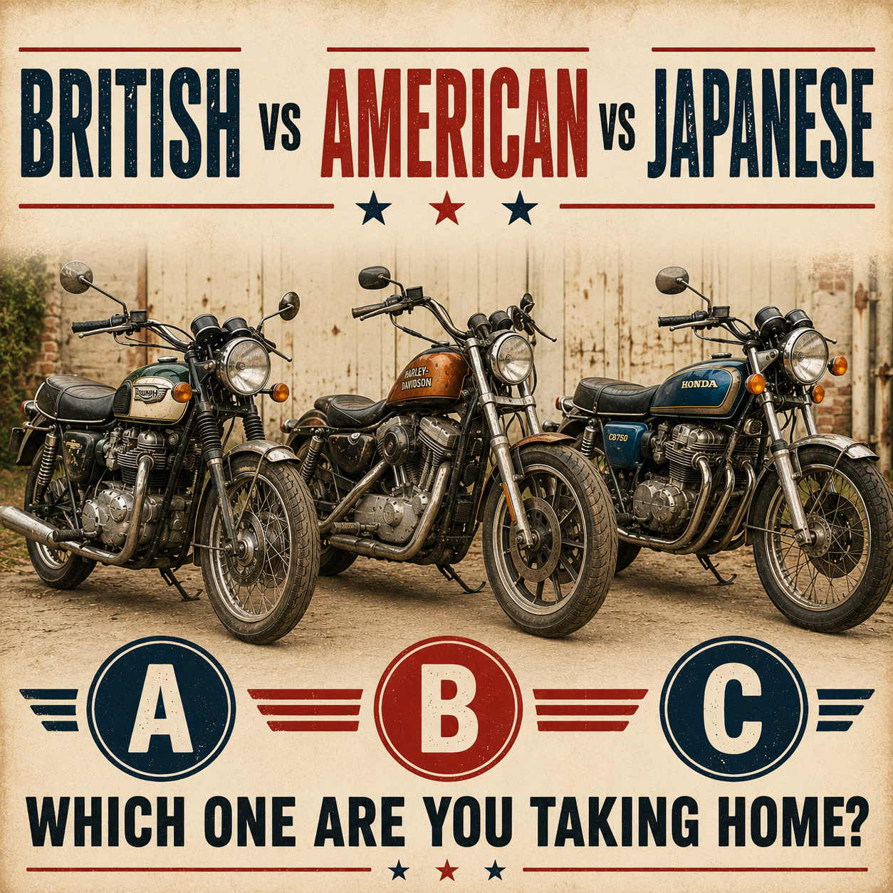 British vs American vs Japanese