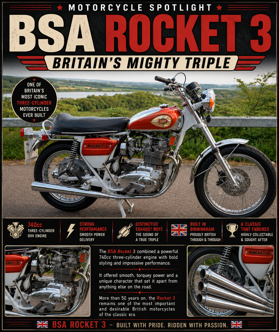 BSA Rocket 3 – Britain's Mighty Triple
