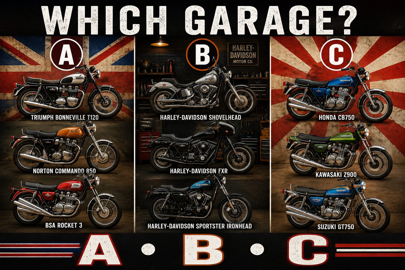 Choose Your Dream Three-Bike Garage