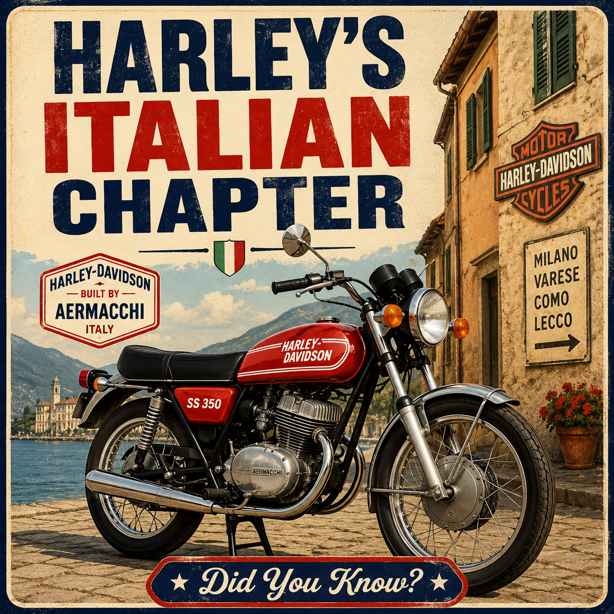 Did You Know Harley-Davidson Once Owned an Italian Motorcycle Company?