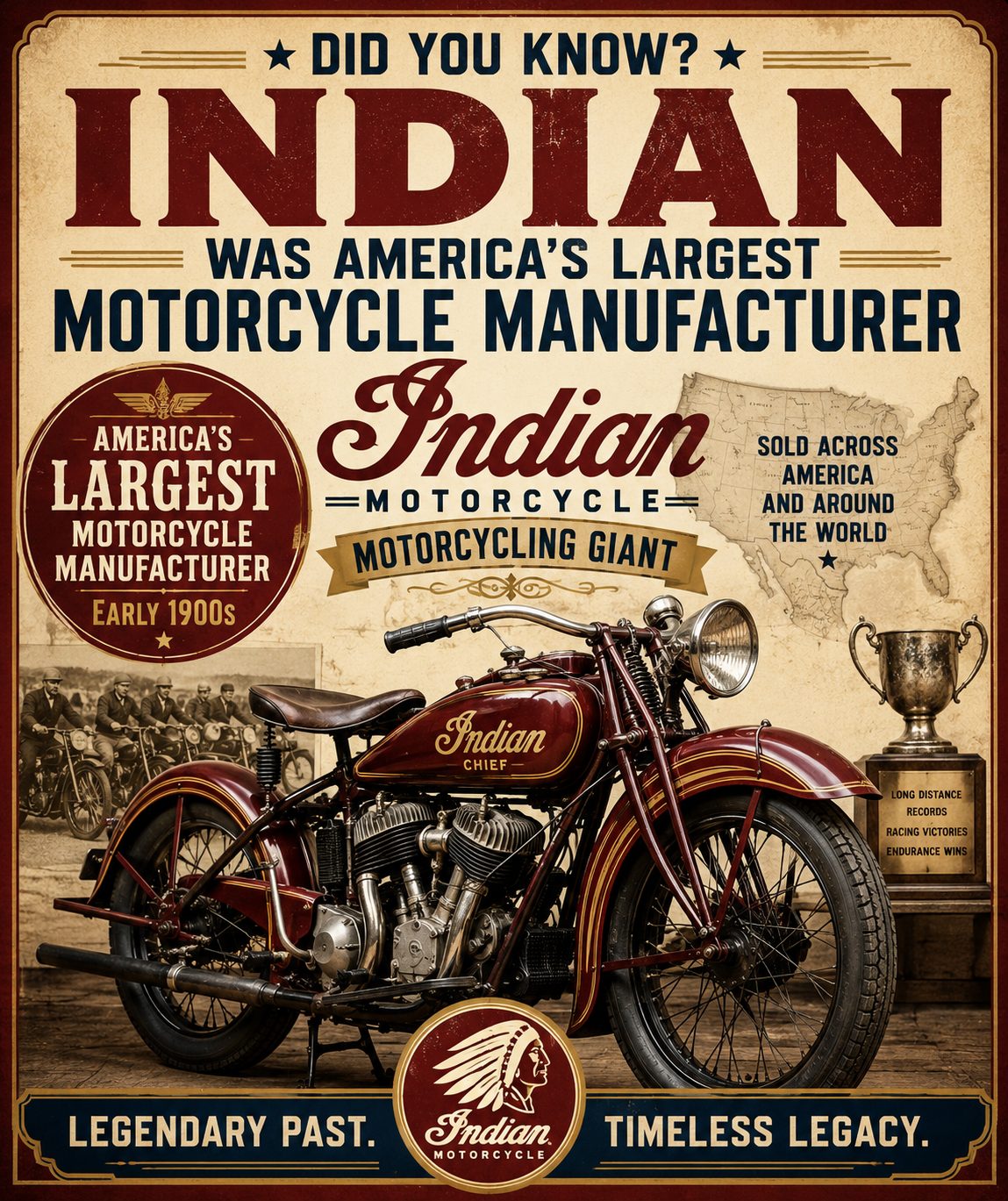 Did You Know Indian Was Once The Largest Motorcycle Manufacturer In The World