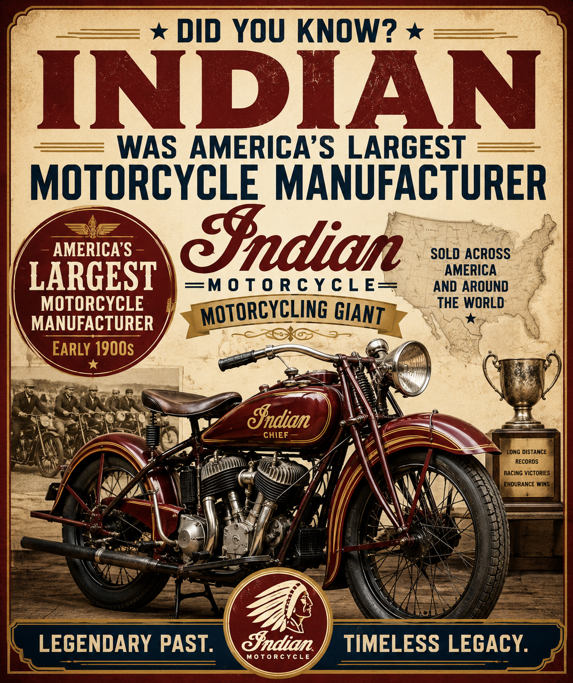 Did You Know Indian Was Once The Largest Motorcycle Manufacturer In The World