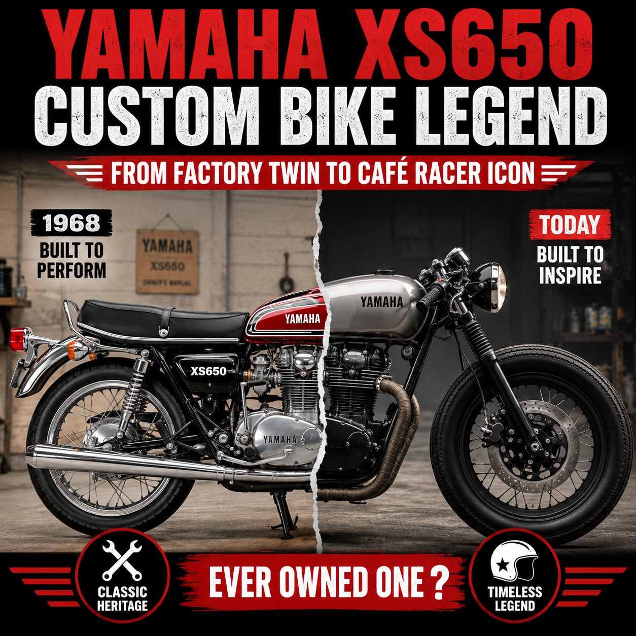Did You Know The Yamaha XS650 Became A Custom Bike Legend