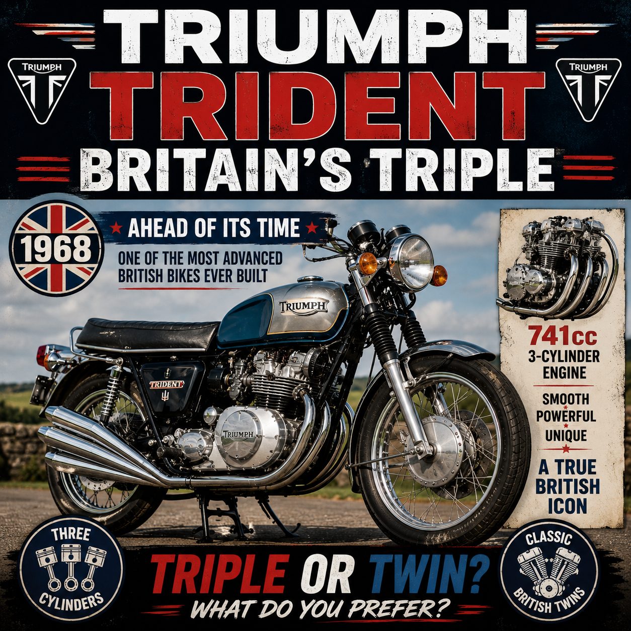 Did You Know Triumph Built A 3-Cylinder Superbike Before Most Of The Competition