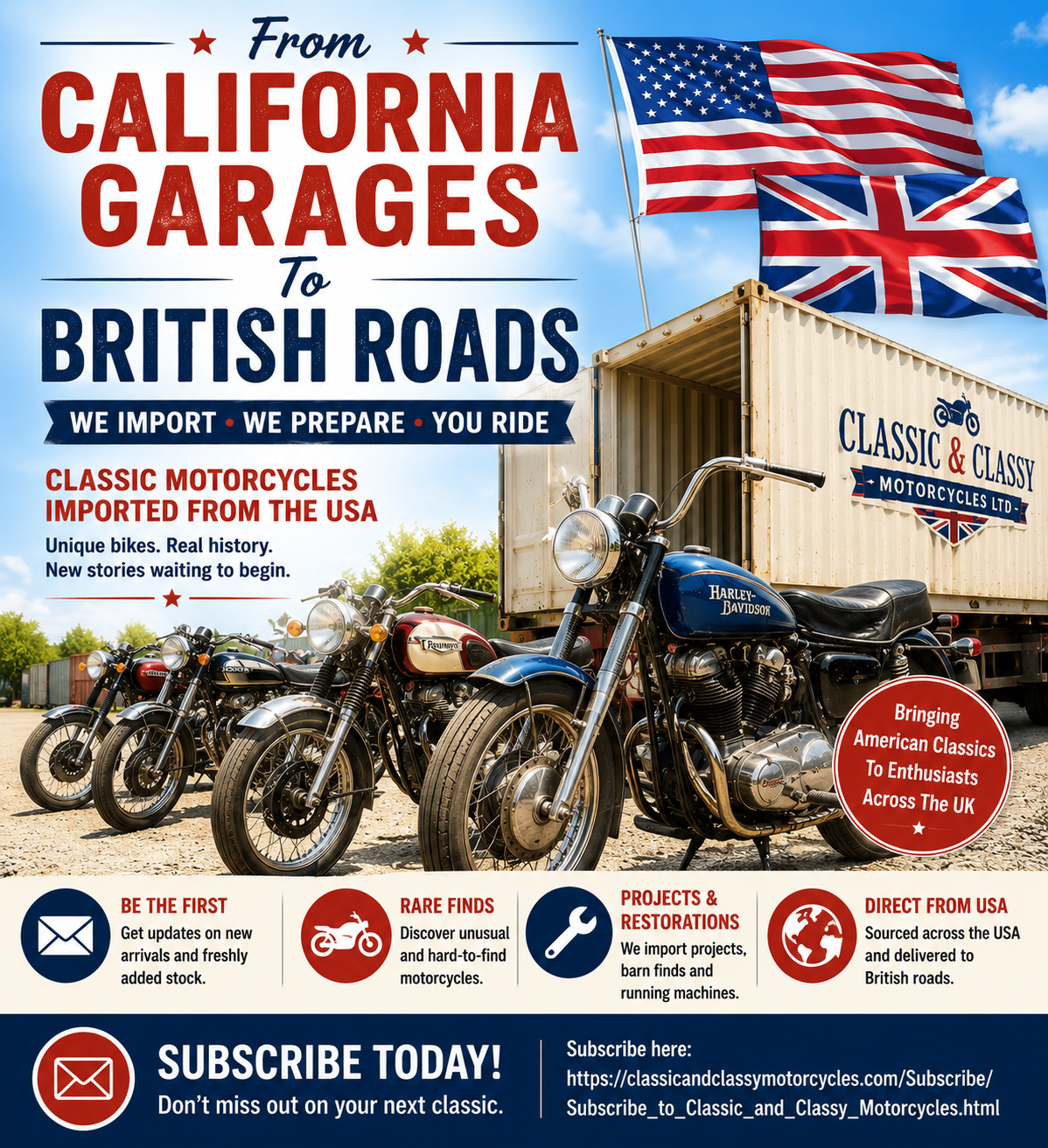 From California Garages To British Roads