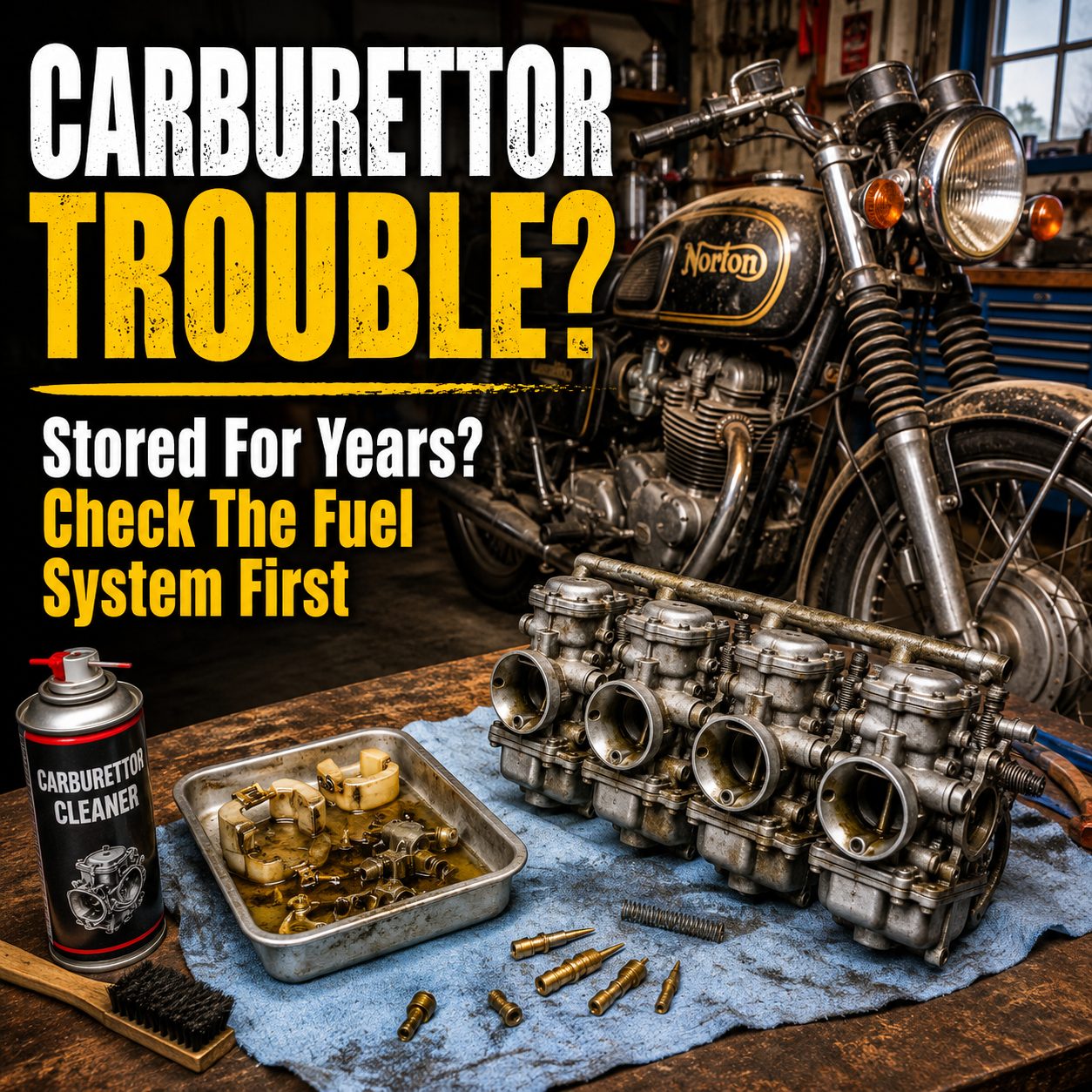 Have you ever brought a motorcycle back to life simply by cleaning the carburettors?