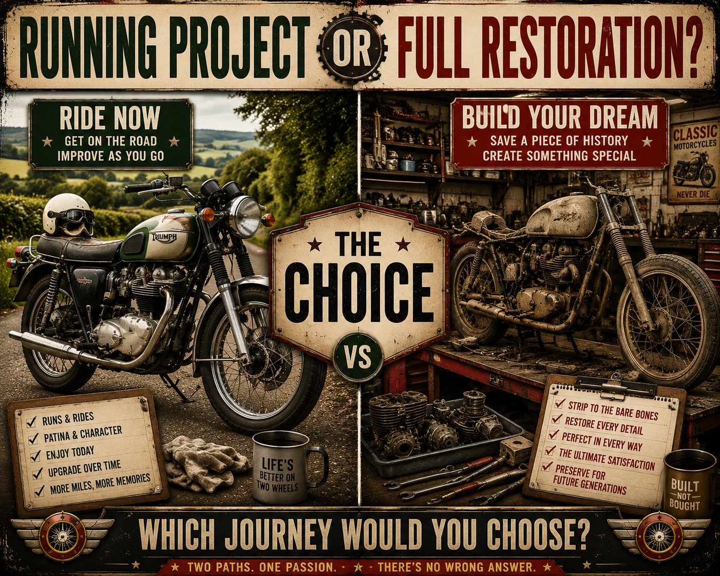 Running project or full restoration?