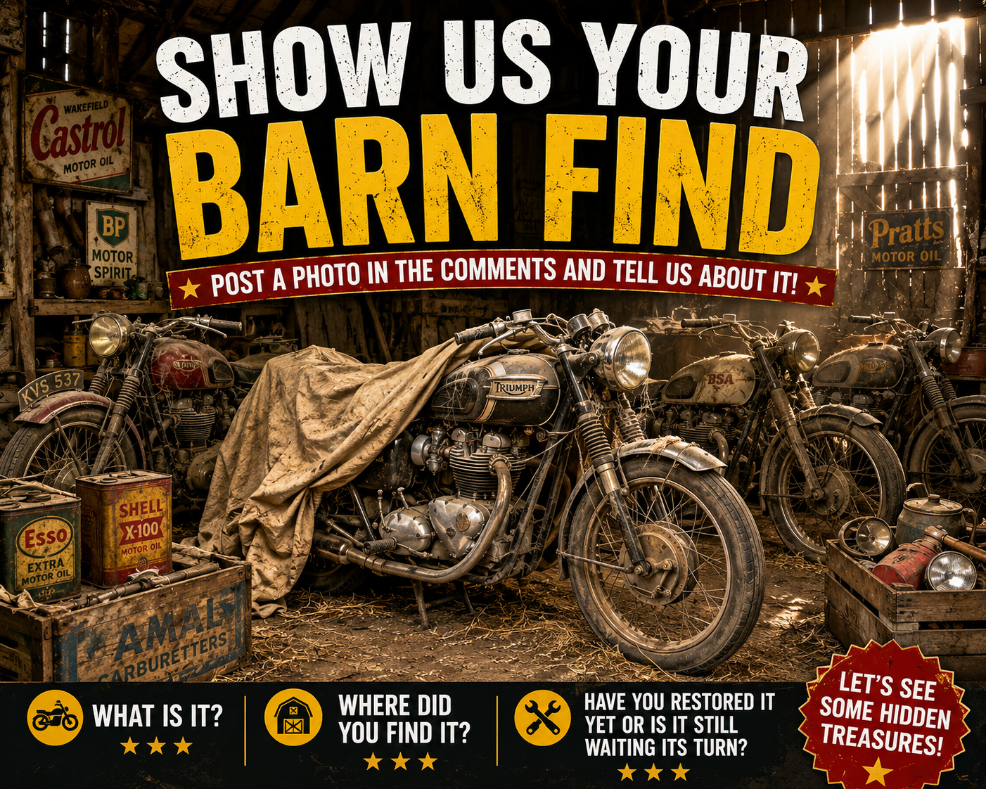 Show us your barn find.