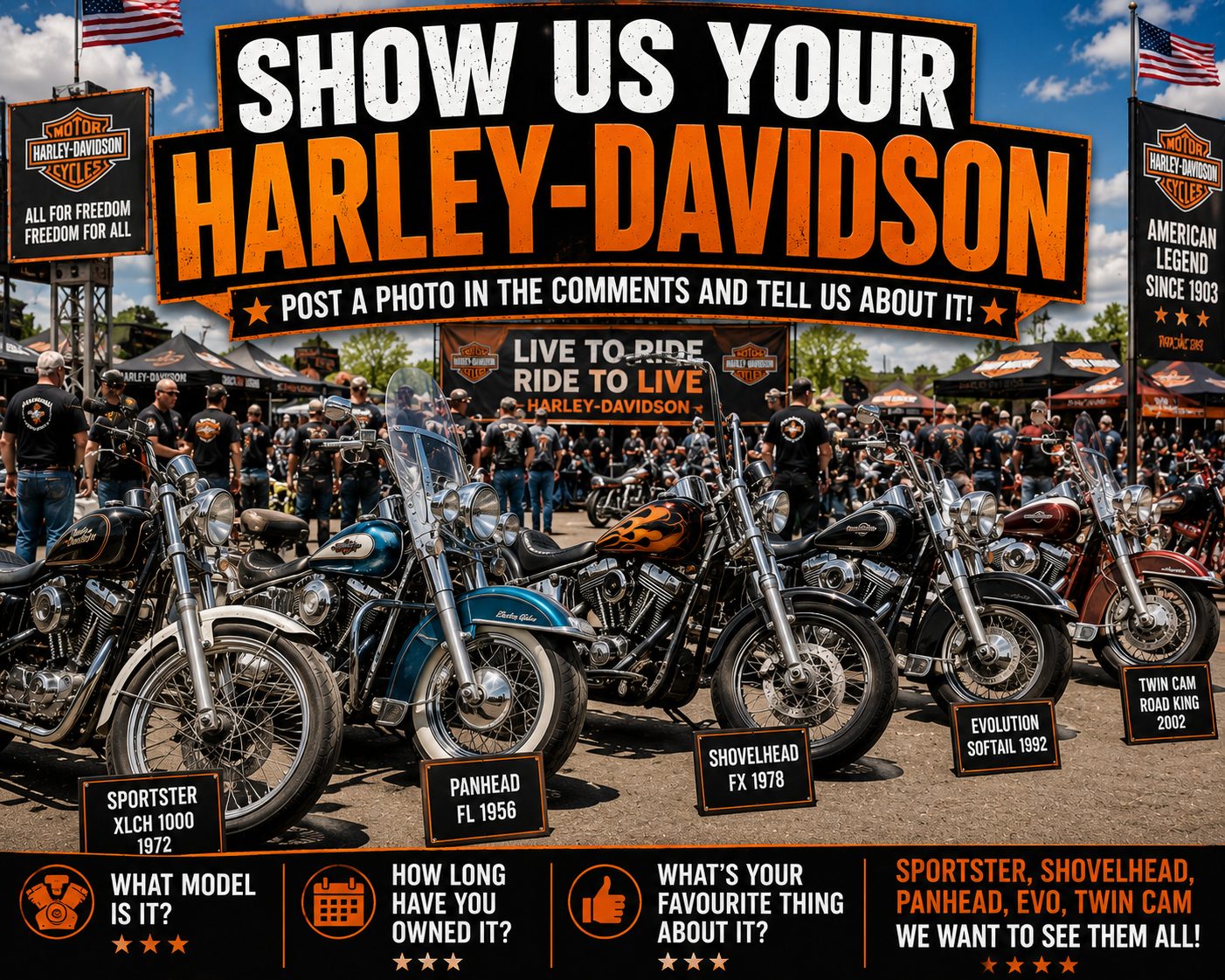 Show us your Harley-Davidson.