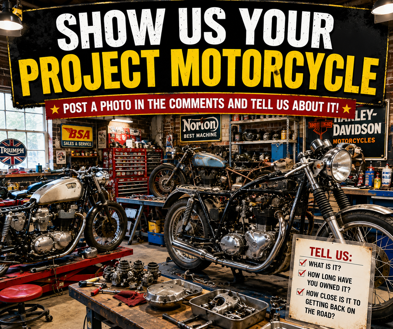 Show us your project motorcycle.
