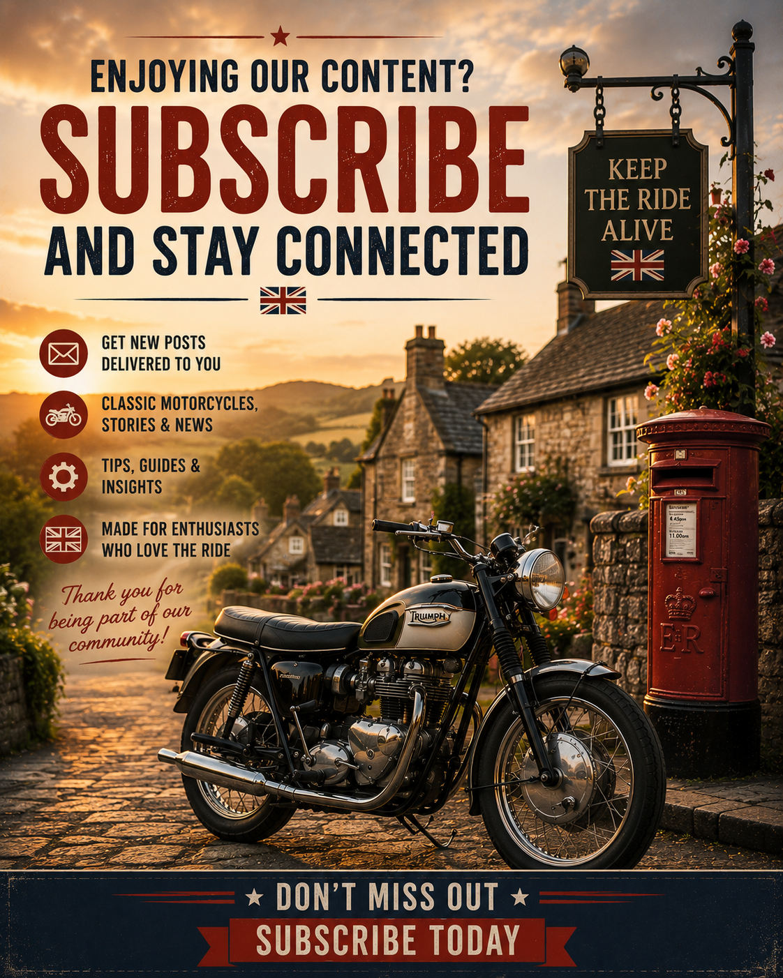 Stay up to date with Classic & Classy Motorcycles
