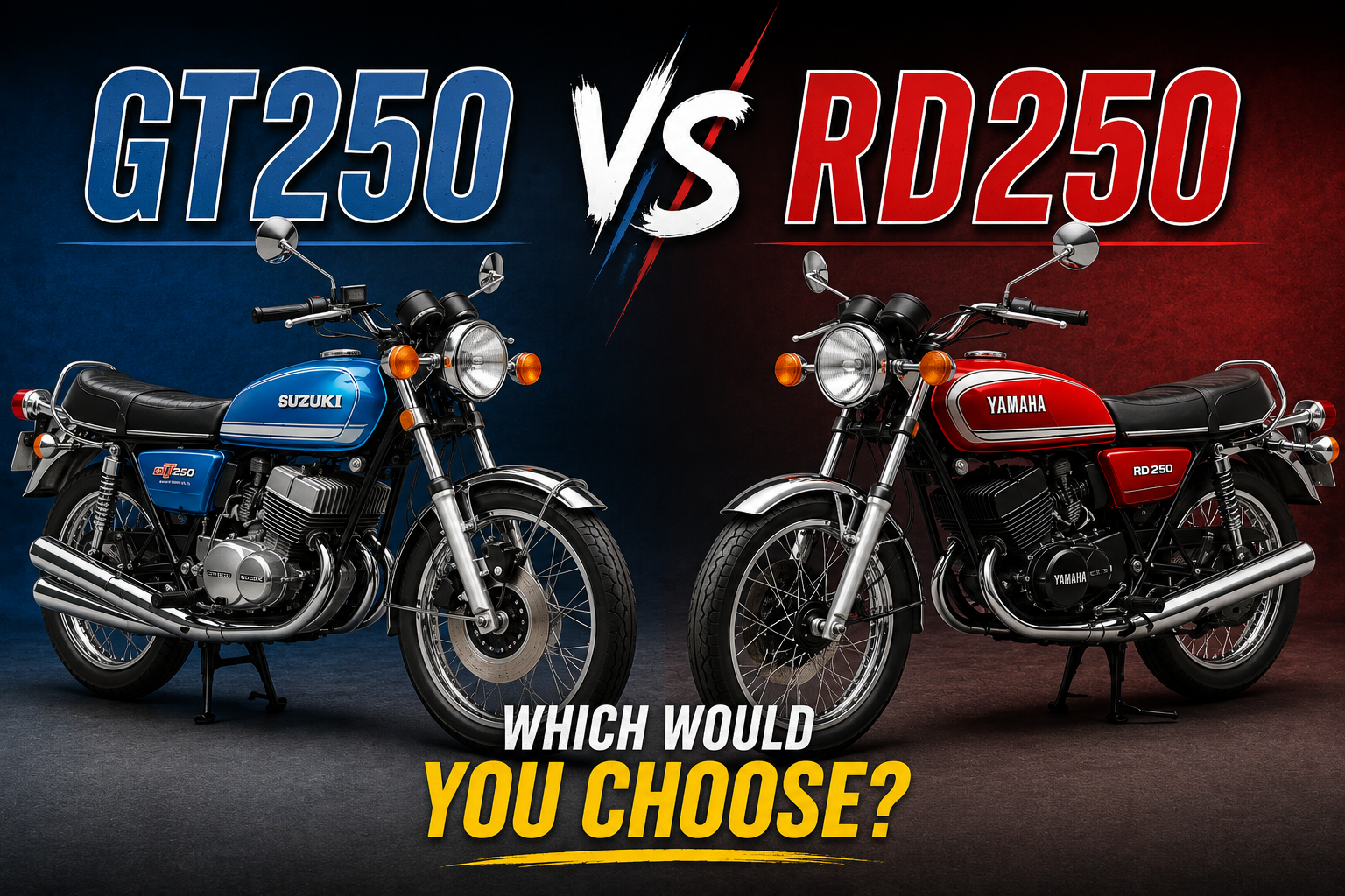 Suzuki GT250 vs Yamaha RD250 – Which Would You Choose?