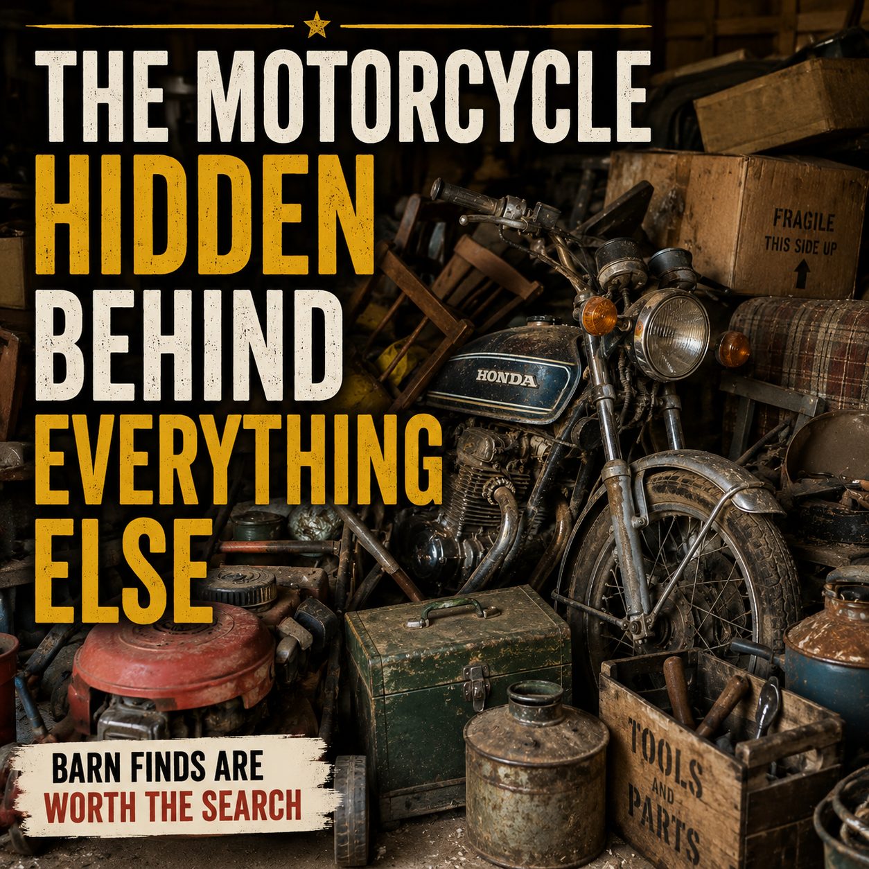 The Motorcycle Hidden Behind Everything Else