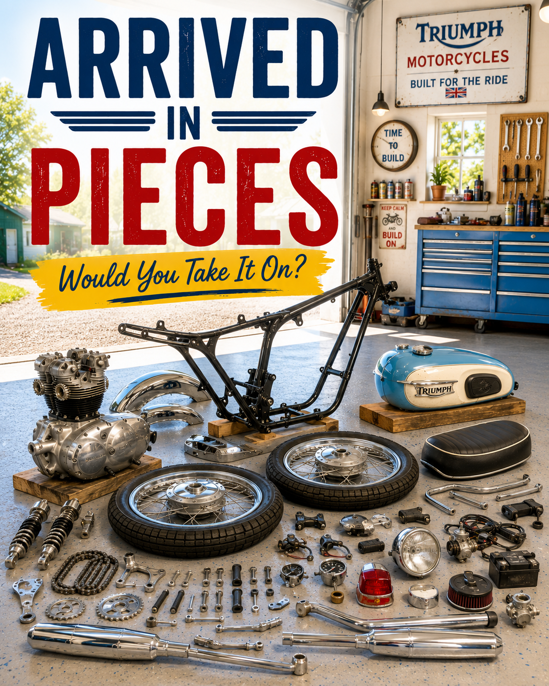 The Motorcycle That Arrived In Pieces