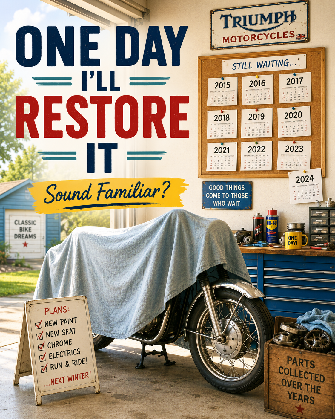 The Motorcycle That Missed Its Chance To Be Restored