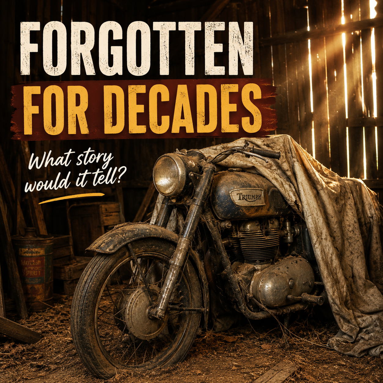 The Motorcycle That Sat Forgotten For Decades