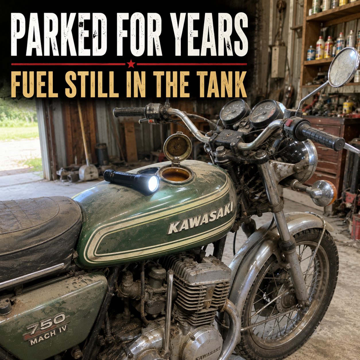 The Motorcycle That Still Had Fuel In The Tank
