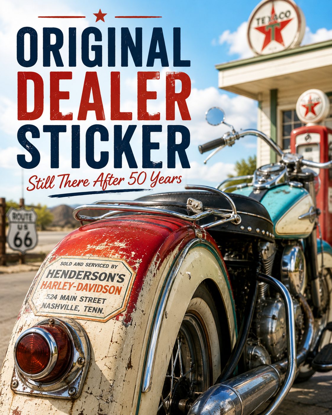 The Motorcycle That Still Had Its Original Dealer Sticker