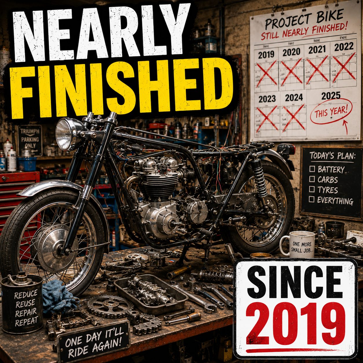The Motorcycle That Was Nearly Finished