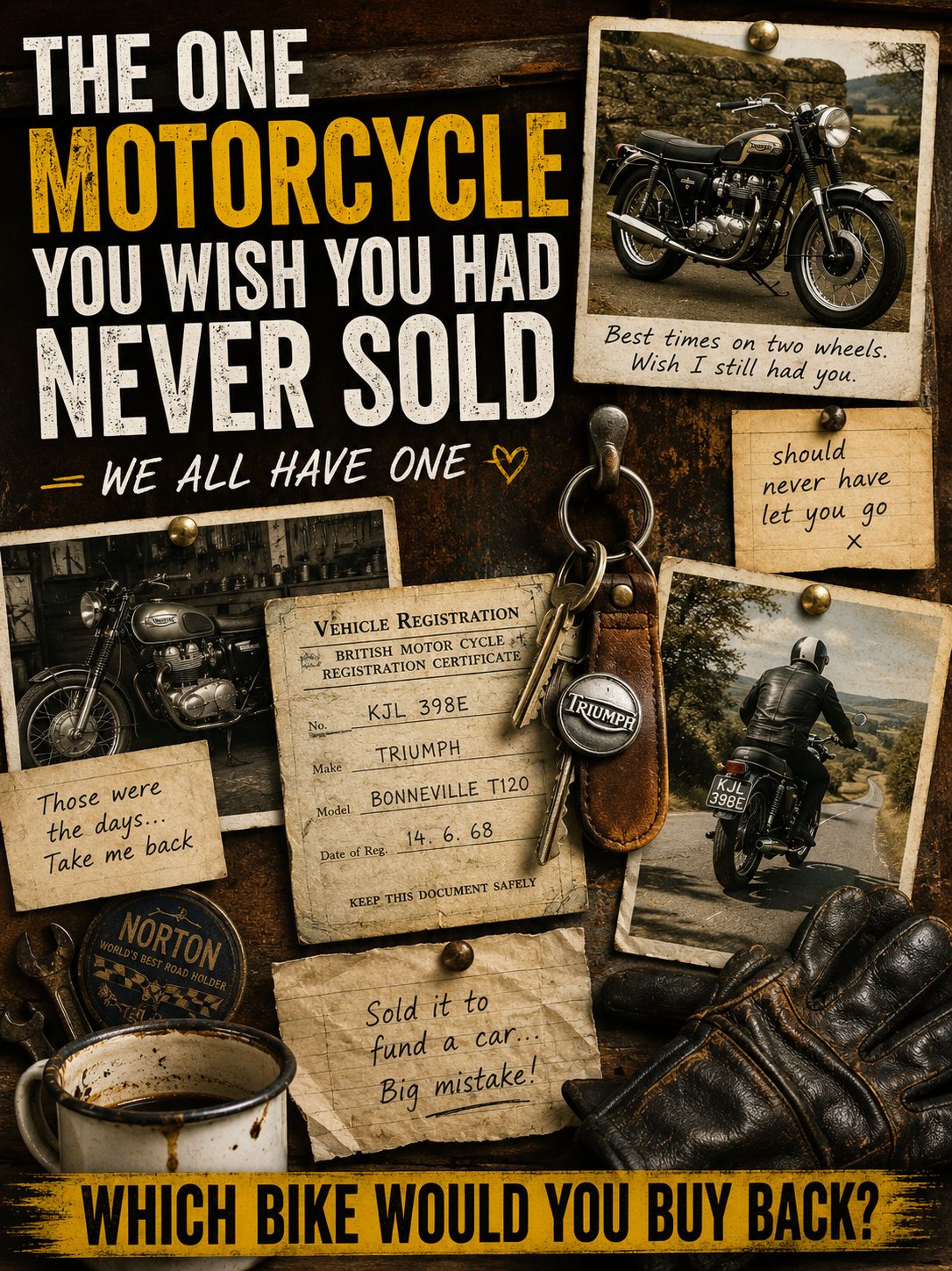The motorcycle they wish they had never sold.