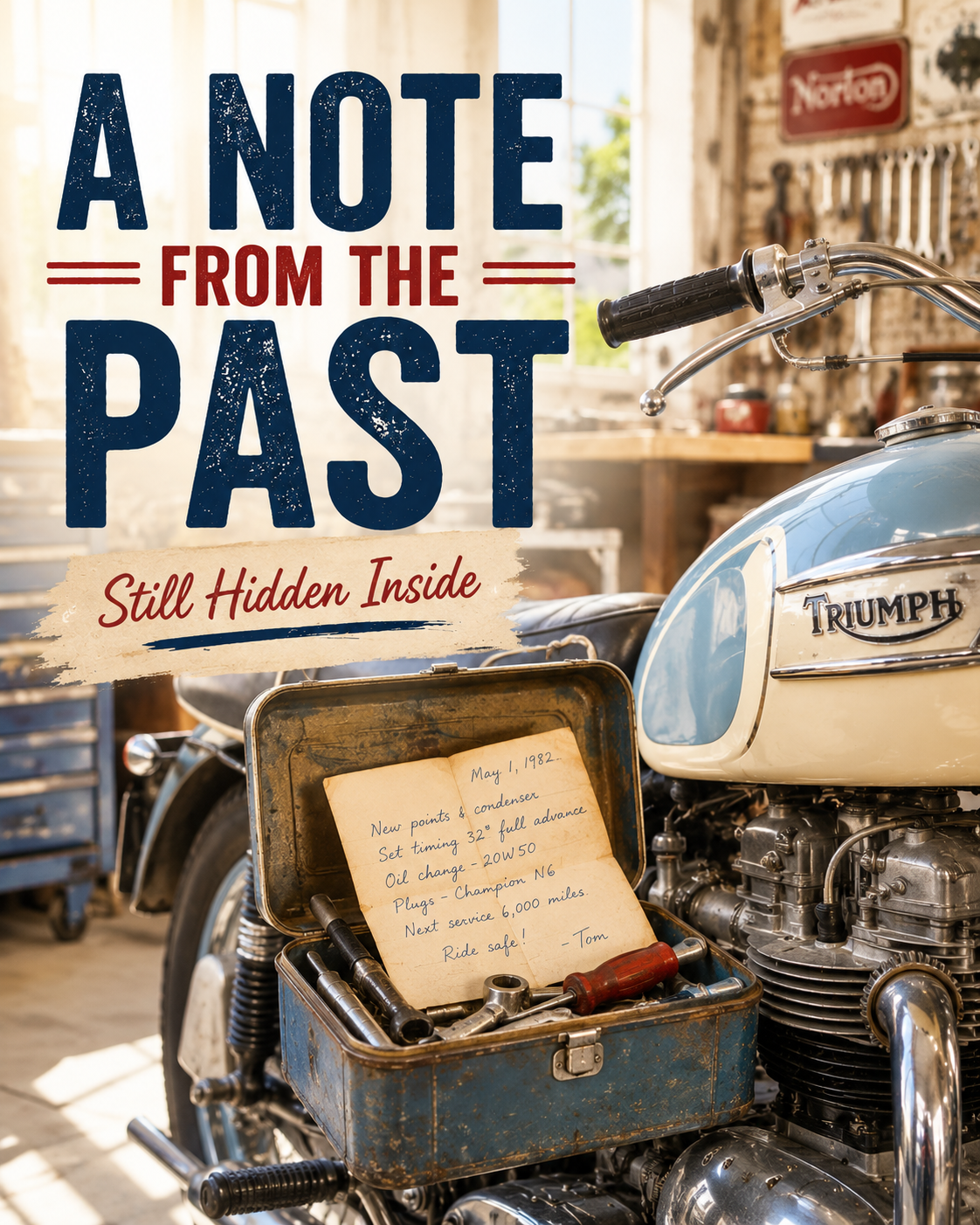 The Motorcycle With The Handwritten Note