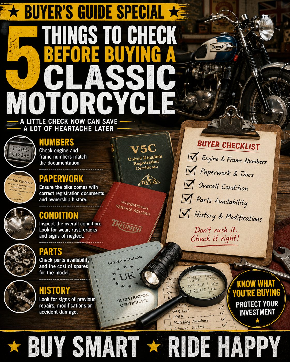 Thinking about buying a classic motorcycle?