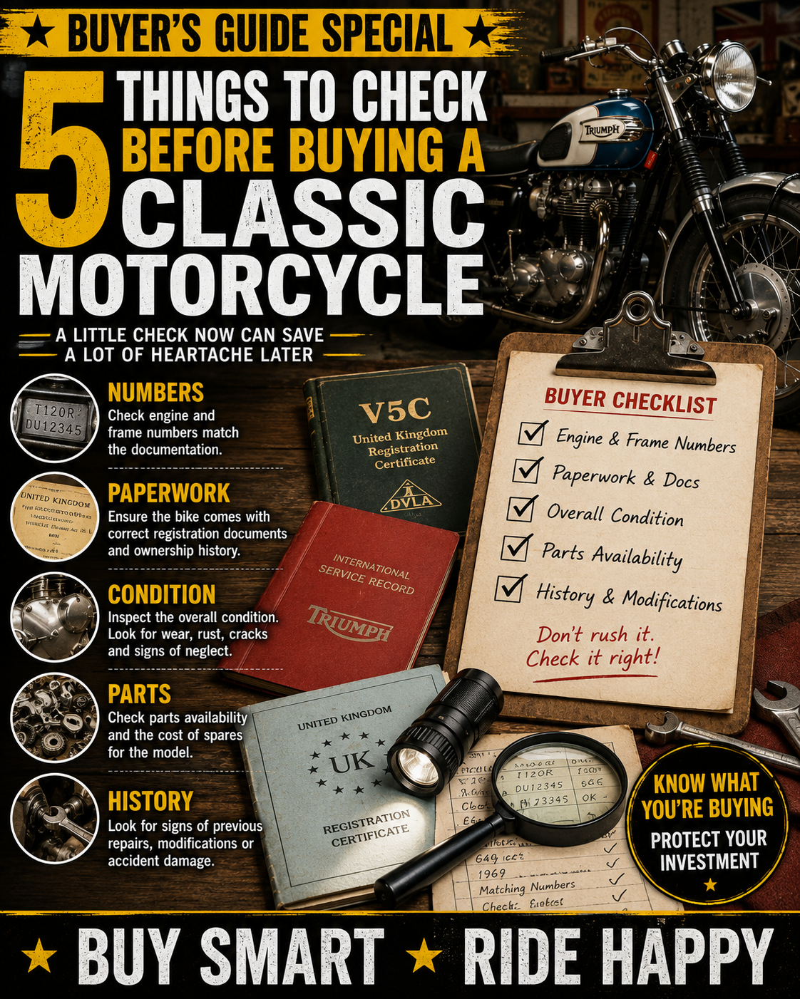 Thinking about buying a classic motorcycle?