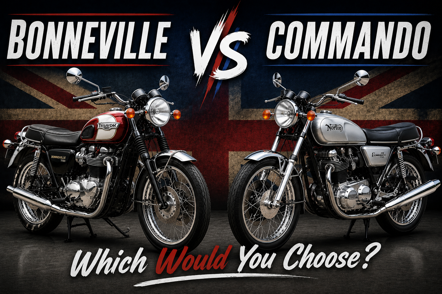 Triumph Bonneville vs Norton Commando – The Ultimate British Showdown