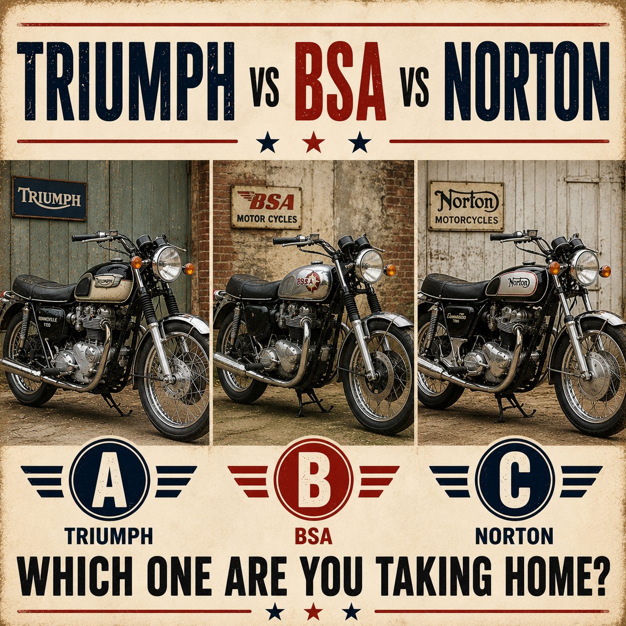 Triumph vs BSA vs Norton