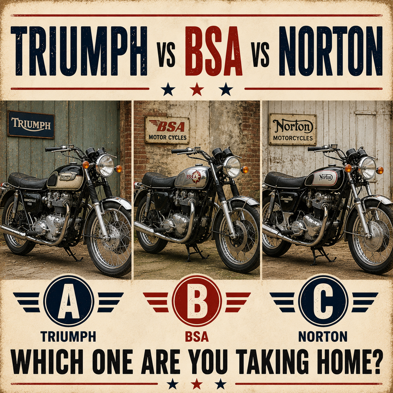Triumph vs BSA vs Norton