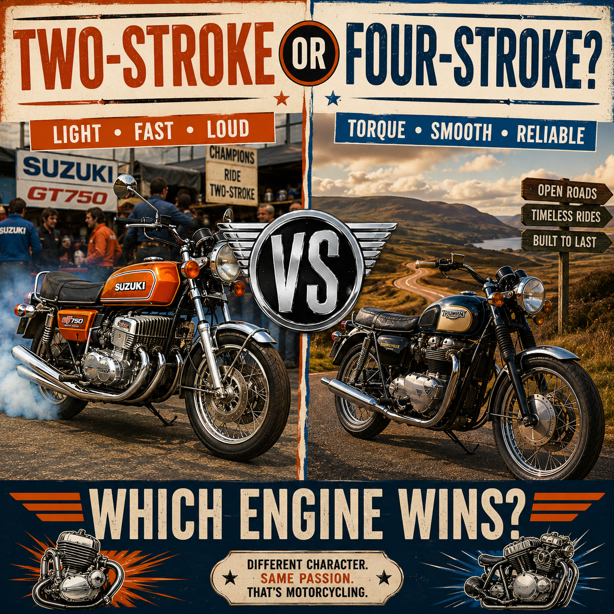 Two-stroke or four-stroke?