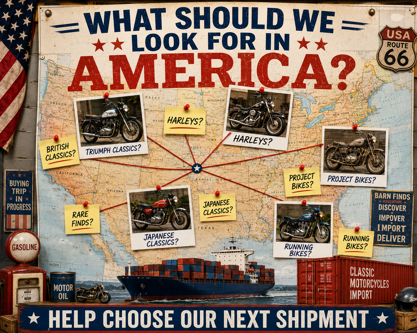 We're planning future buying trips and we'd like your help.