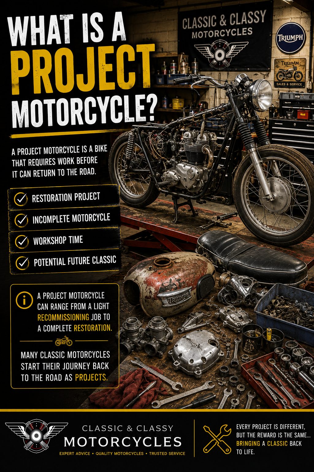 What is a project motorcycle