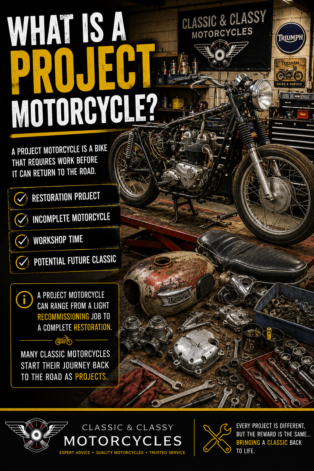 What is a project motorcycle
