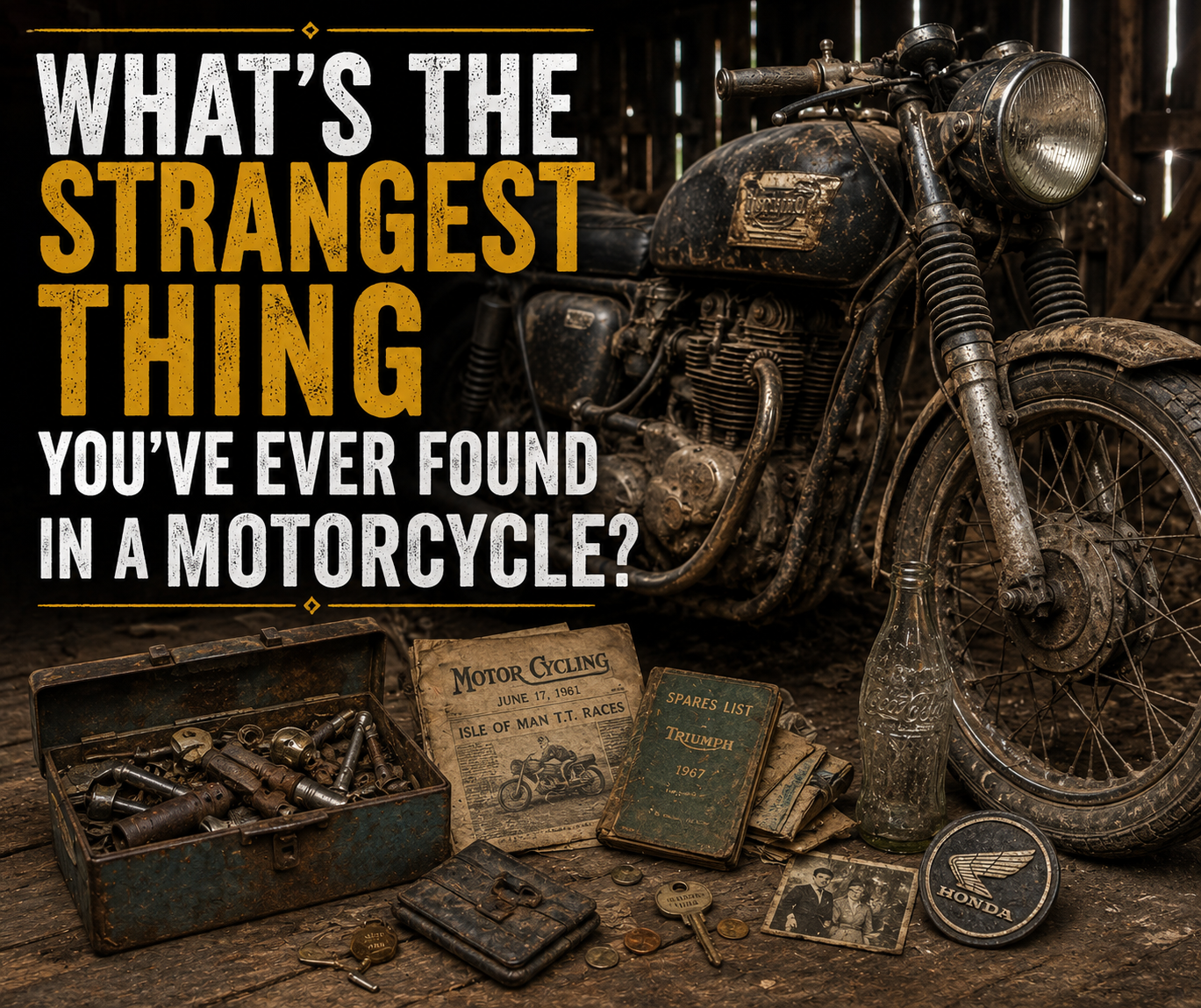 What Is The Strangest Thing You've Ever Found In A Motorcycle?