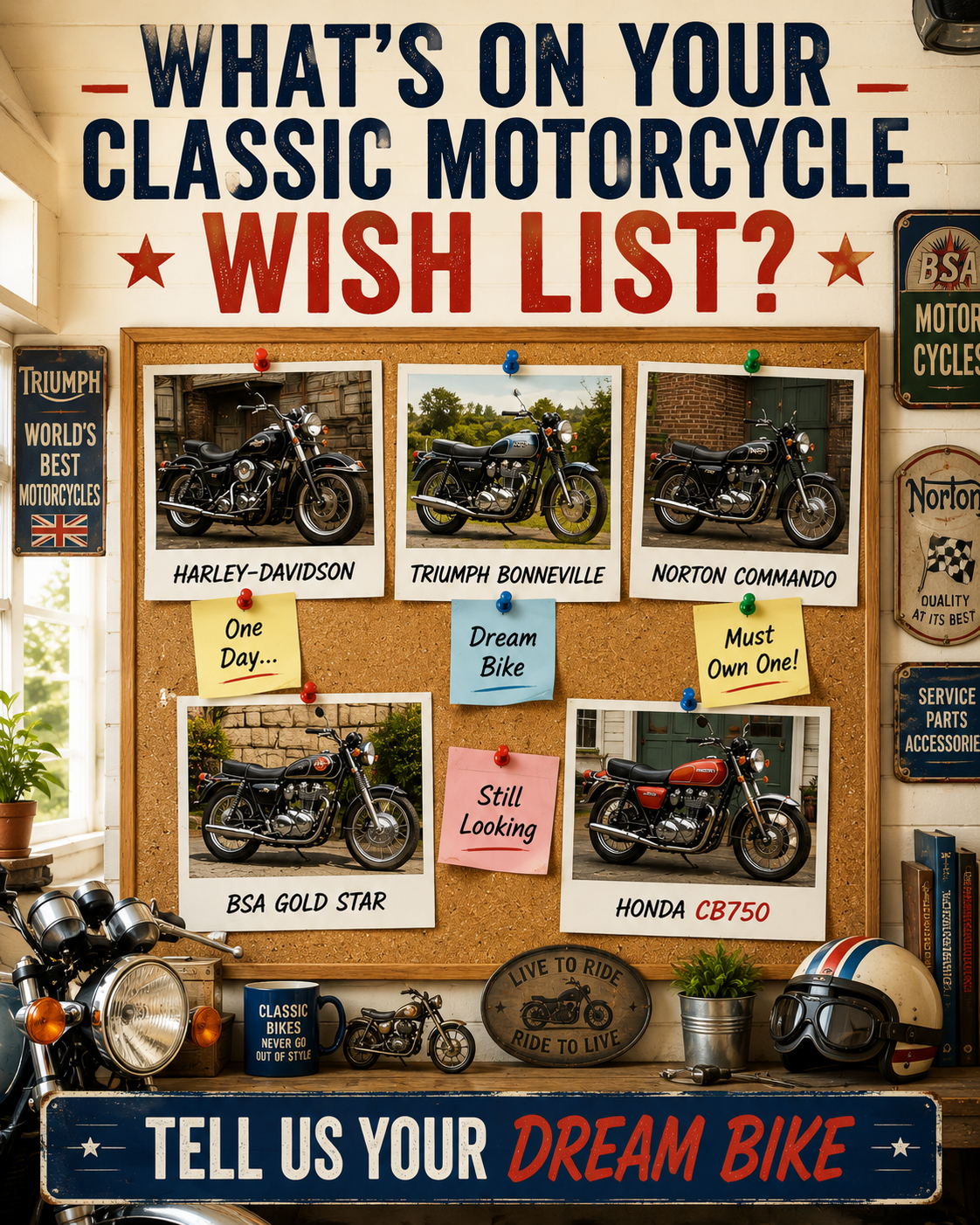 What's currently at the top of your classic motorcycle wish list?