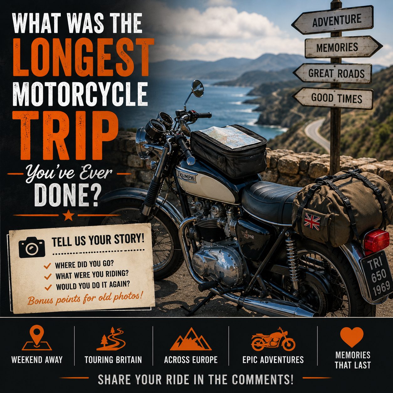 What Was the Longest Motorcycle Trip You've Ever Done?