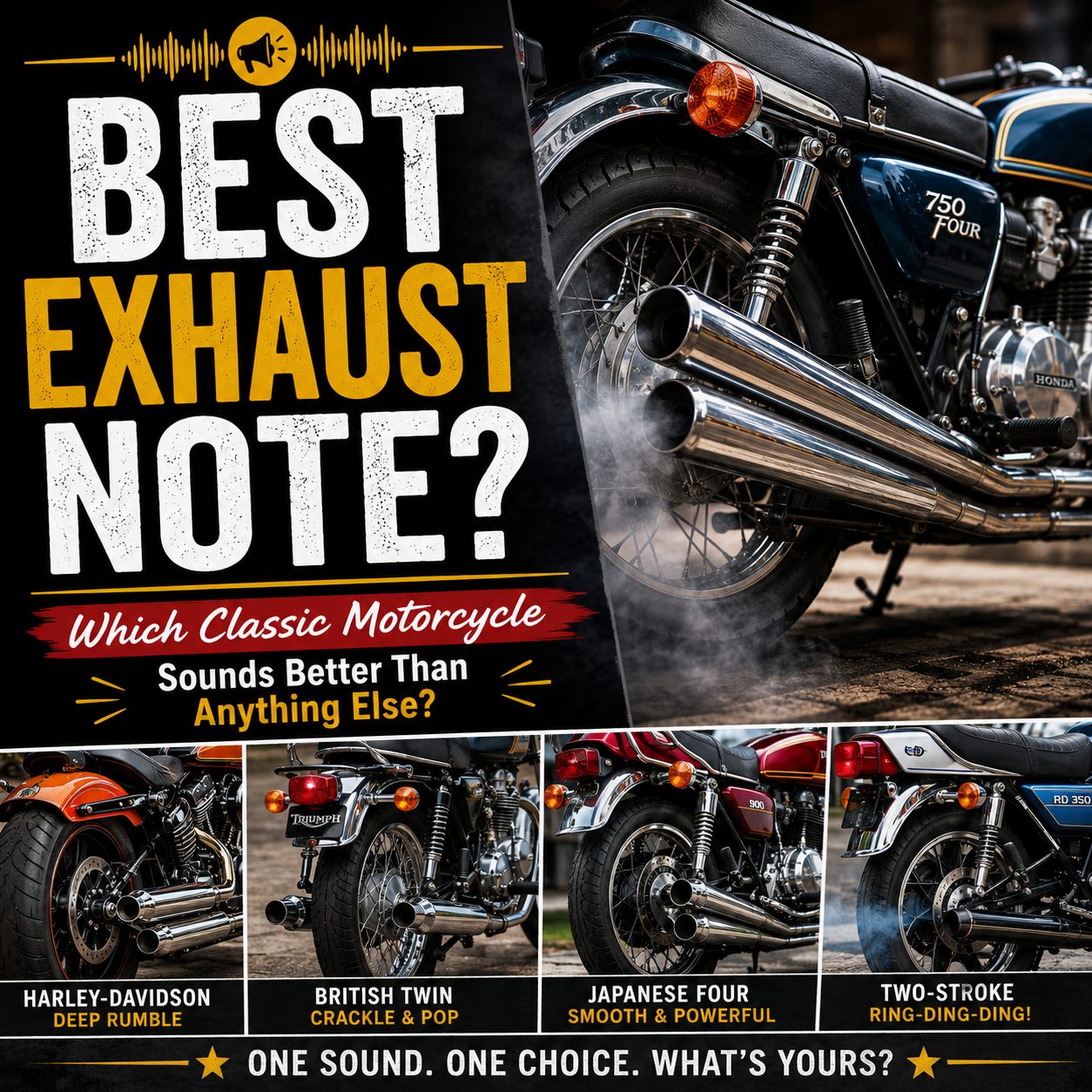 Which Motorcycle Has The Best Exhaust Note?