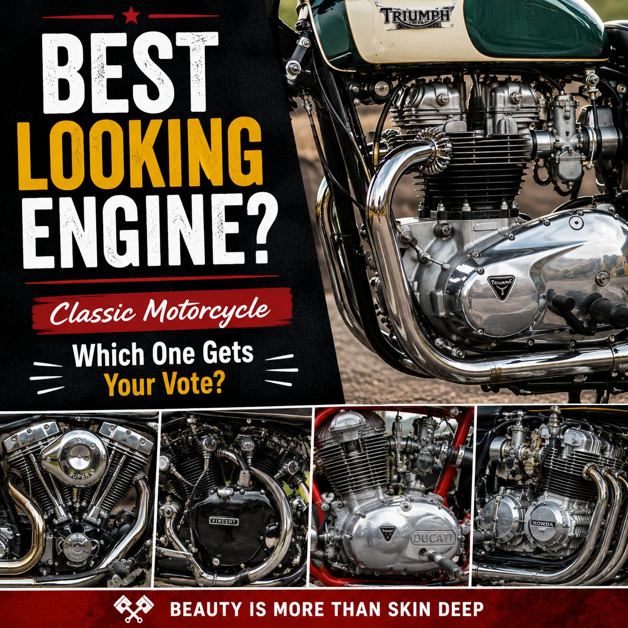 Which Motorcycle Has The Best Looking Engine?
