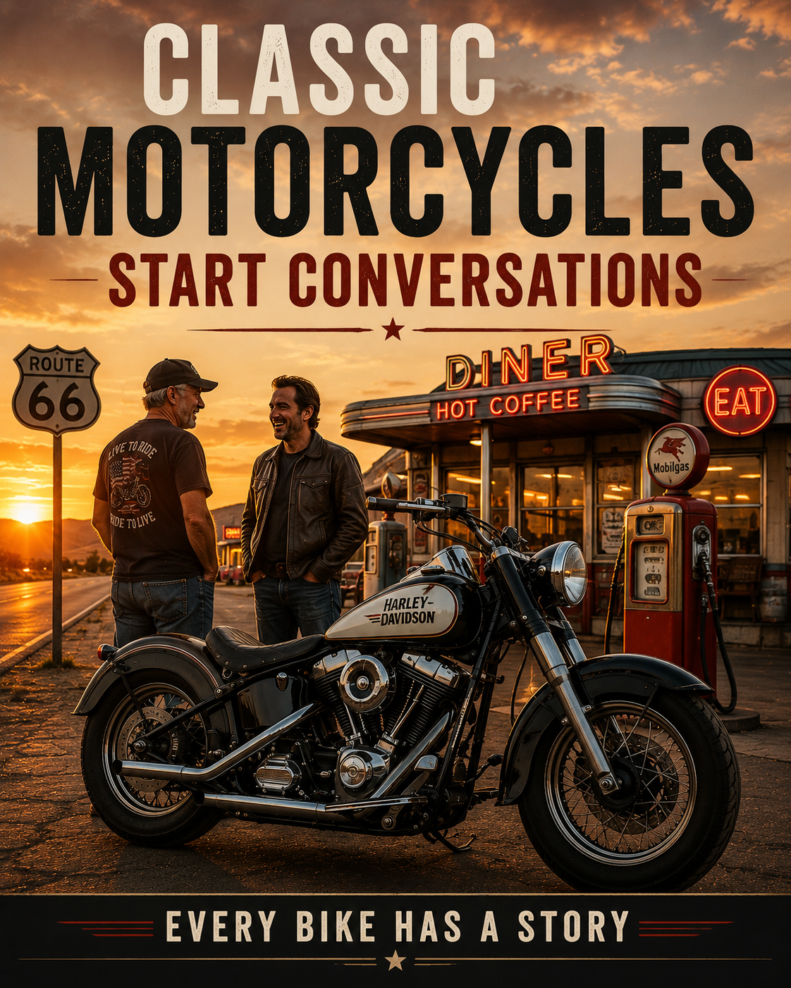 Why do classic motorcycles make great conversation starters