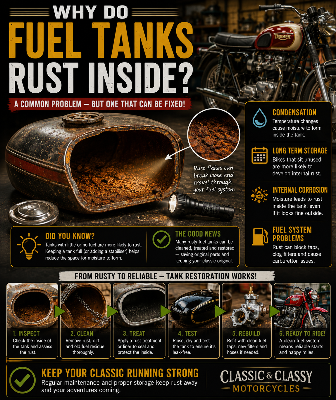 Why do fuel tanks rust inside