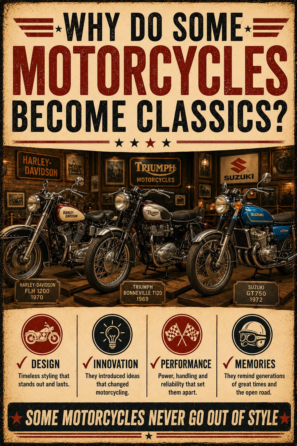 Why do some motorcycles become classics