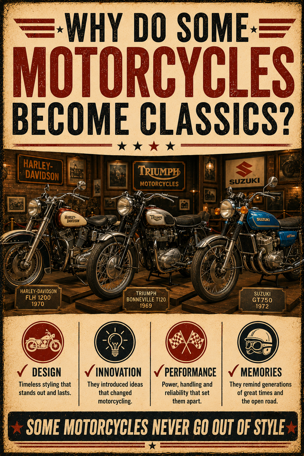 Why do some motorcycles become classics