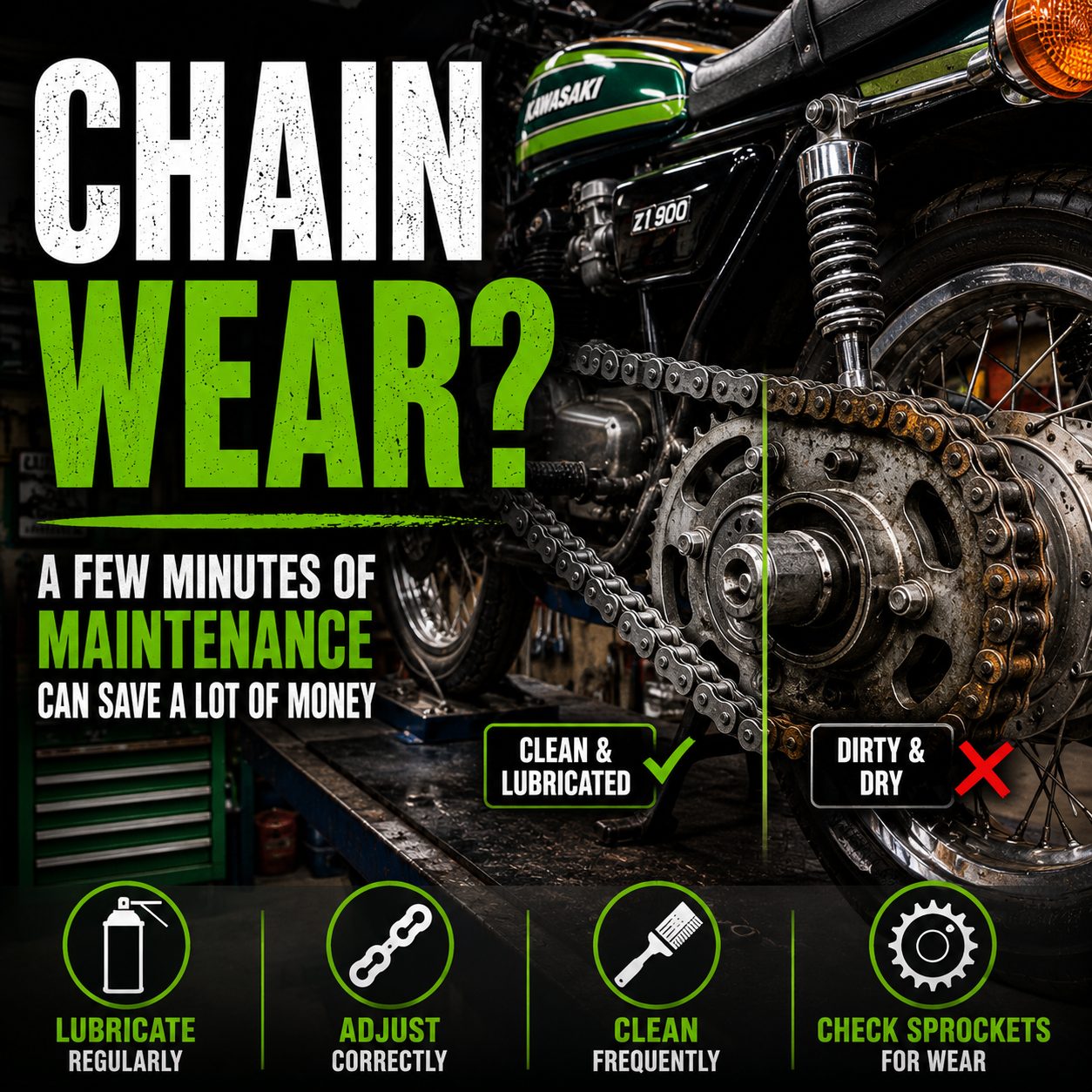 Why Motorcycle Chains Wear Out Faster Than Expected