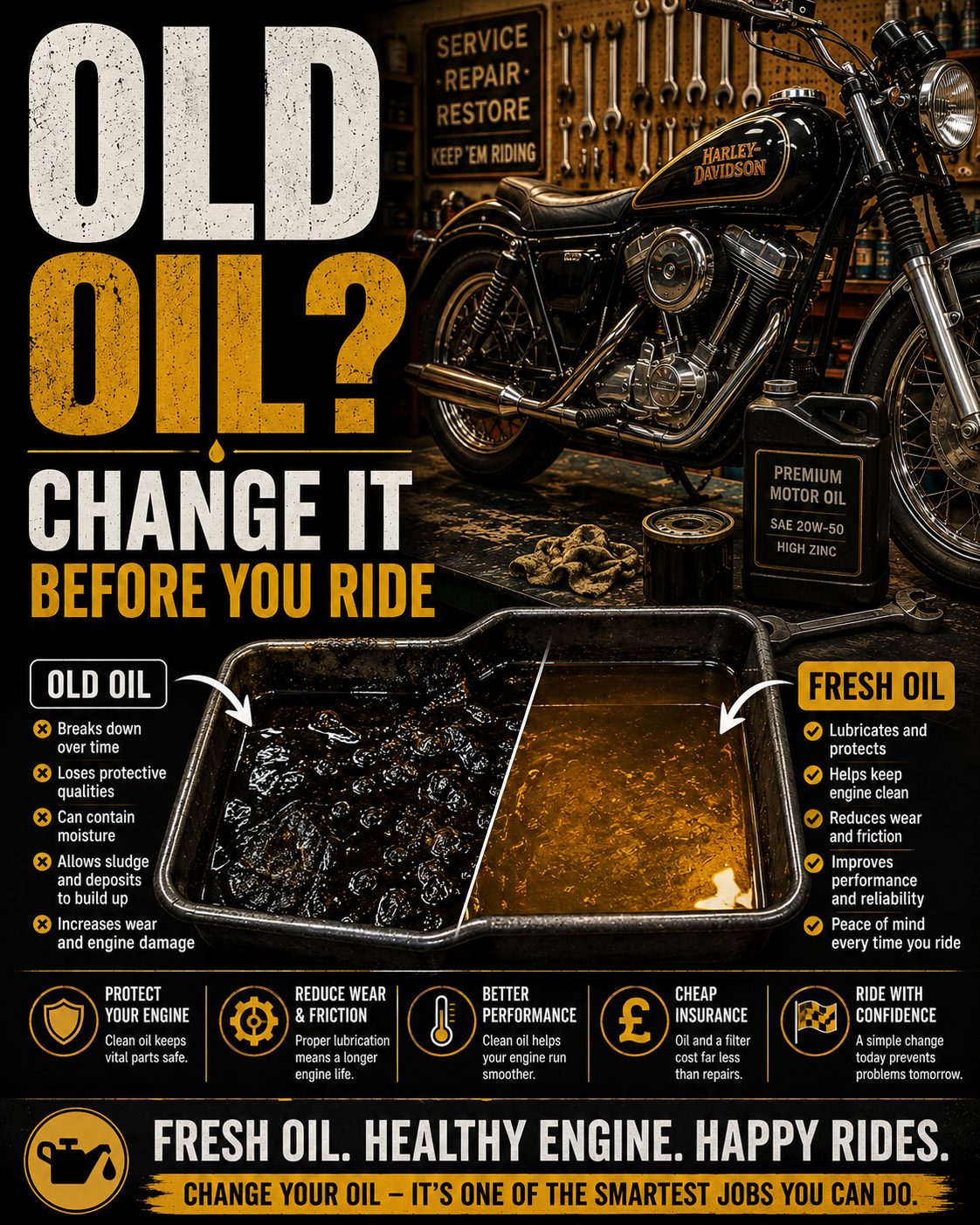 Why Old Engine Oil Should Never Be Trusted
