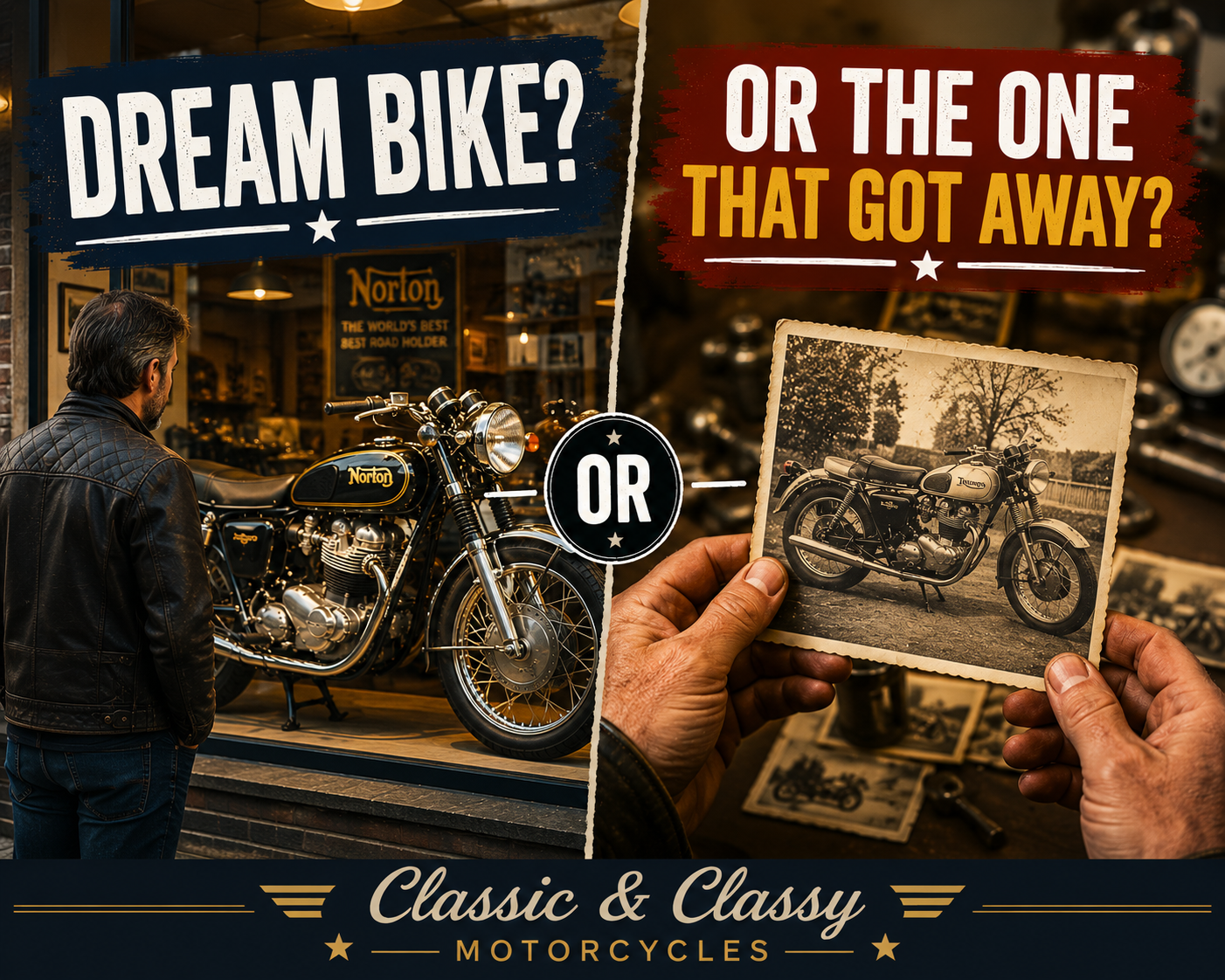 Would You Rather Own The Motorcycle You Always Wanted Or The One You Used To Have?